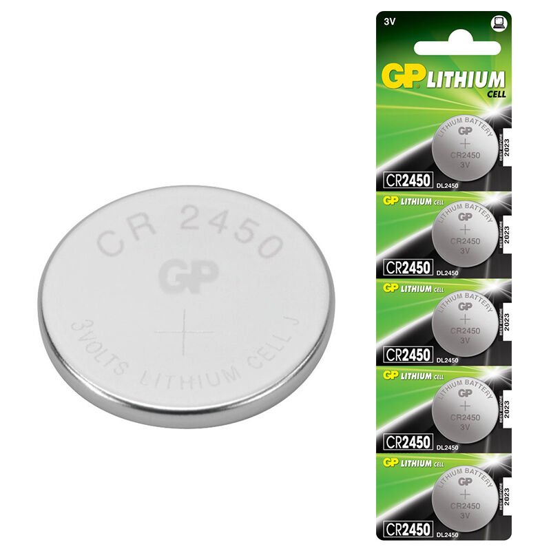 GP CR2450 3 Volt Lityum 5'li Pil