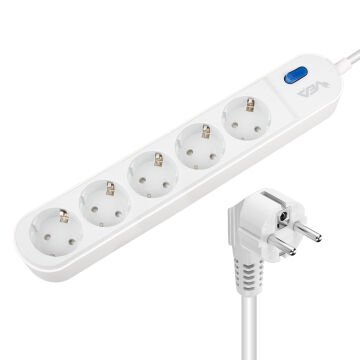 Vea VE-VEGA105 A Class 5'li Anahtarlı 1.5 Metre Akım Korumalı Priz