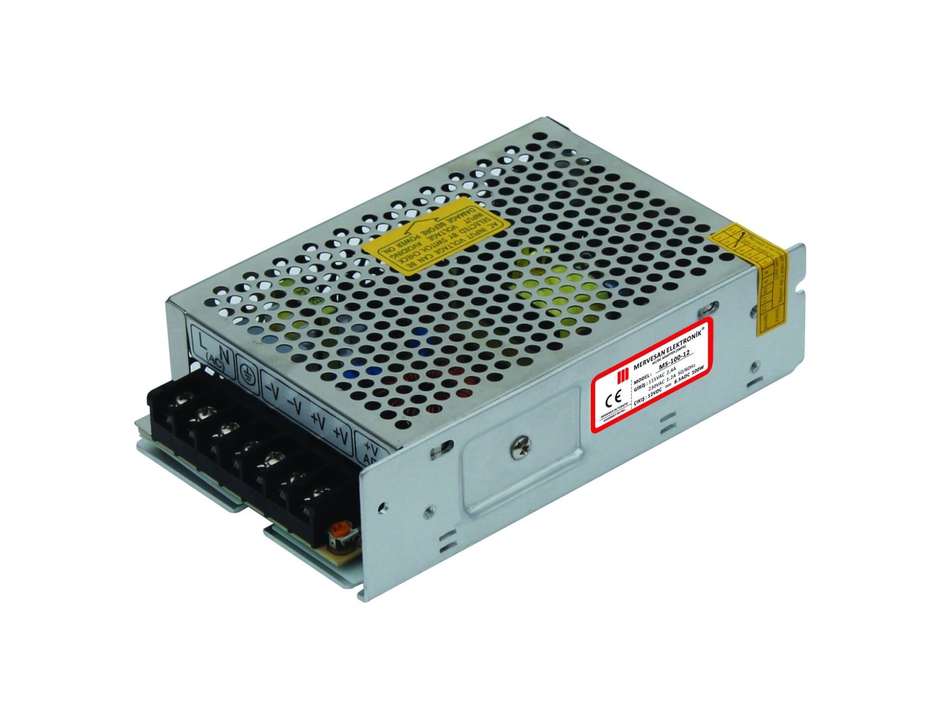 MT-100-5 5 Volt 20 Amper SMPS Metal Kasa Adaptör/MS-100-5