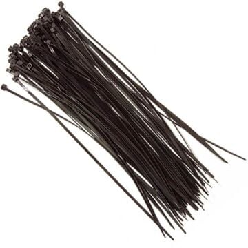 Powermaster 20 Cm 3.6 Mm Kablo Bağı Siyah (100'lü Paket)