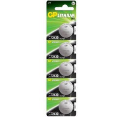 GP CR2430 3 Volt Lityum Pil (5'li Paket)