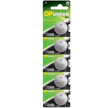 GP CR2430 3 Volt Lityum Pil (5'li Paket)