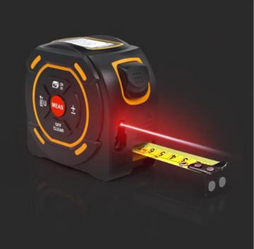 SW-TM60A Lazer Mesafe Ölçerli Şerit Metre | 60m + 5m