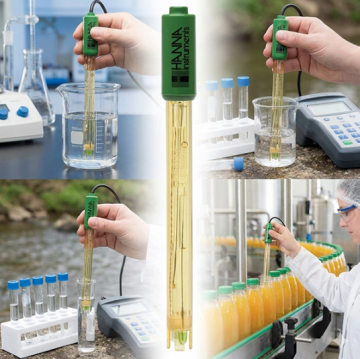 Hanna HI 12300 PEI Gövdeli Dijital pH Elektrodu | Dayanıklı Saha Tipi