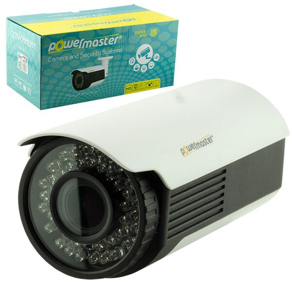 PowerMaster 2Mp 2.8-12 Mm Varifocal 8 Array Atom Led AHD Bullet Metal Kasa Kamera