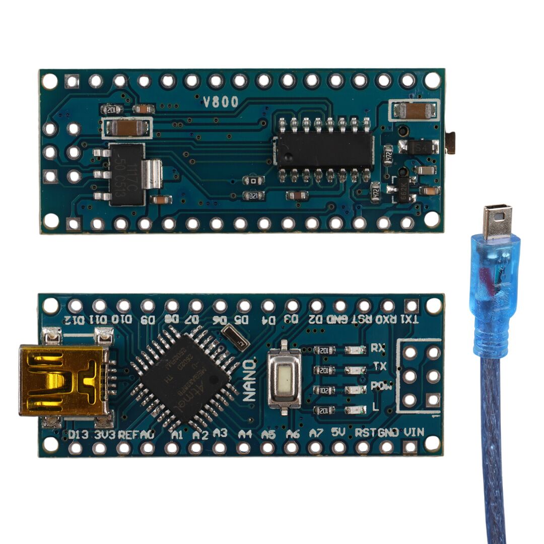 Arduino Nano V3.0 ATmega328P Uyumlu Mini-USB Geliştirme Kartı
