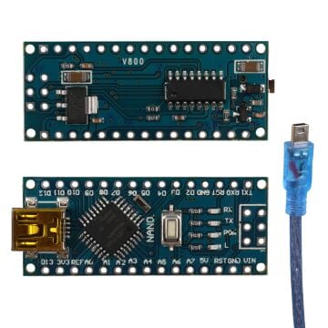 Arduino Nano V3.0 ATmega328P Uyumlu Mini-USB Geliştirme Kartı