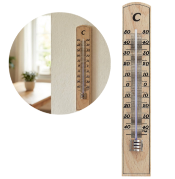 TFA 12.1004 Ahşap Duvar Termometresi