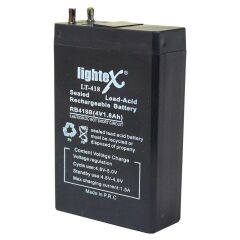 LIGHTEX LT-418 4 VOLT - 1.8 AMPER AKÜ (48 X 21 X 75 MM)