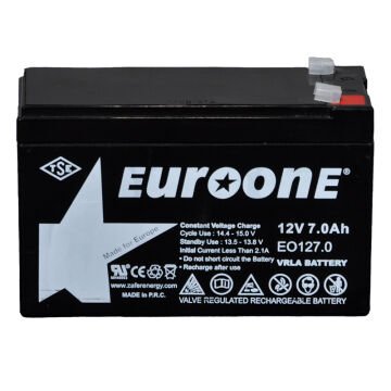 Euroone EO127.0 12 Volt 7 Amper Bakımsız Kuru Akü