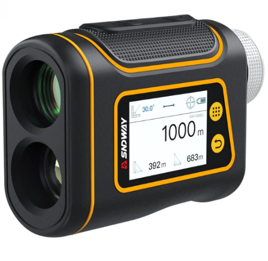 SW-1000C Profesyonel Lazer Mesafe Ölçer Teleskop | 1000 Metre