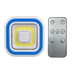 Powermaster PM-6937 Cob Ledli Pilli Uzaktan Kumandalı Tekli Lamba