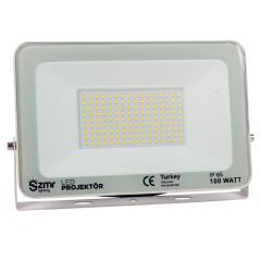 PowerMaster PM-22587 100 Watt - 220 Volt 6500K IP66 150* Işık Açısı Siyah Slim Kasa Led Projektör