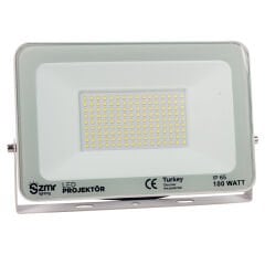PowerMaster PM-22587 100 Watt - 220 Volt 6500K IP66 150* Işık Açısı Siyah Slim Kasa Led Projektör