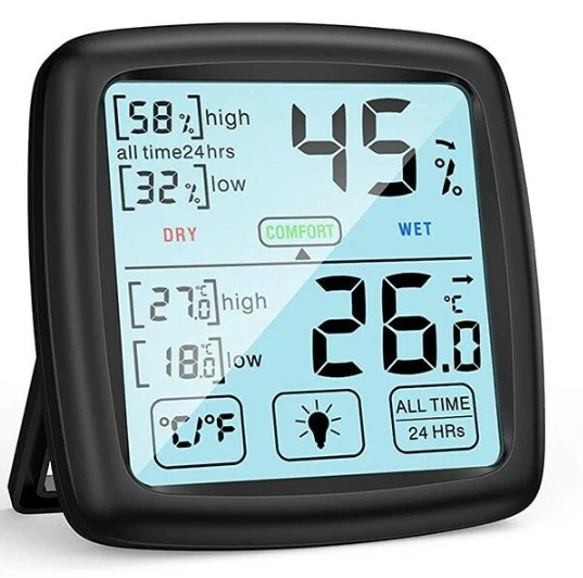 Loyka TST Dokunmatik Sıcaklık ve Nem Ölçer