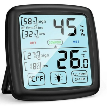 Loyka TST Dokunmatik Sıcaklık ve Nem Ölçer