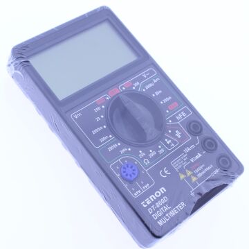 Tenon DT-860D Dijital Multimetre Ölçü Aleti Büyük Geniş Ekran Siyah