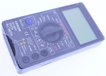 Tenon DT-860D Dijital Multimetre Ölçü Aleti Büyük Geniş Ekran Siyah