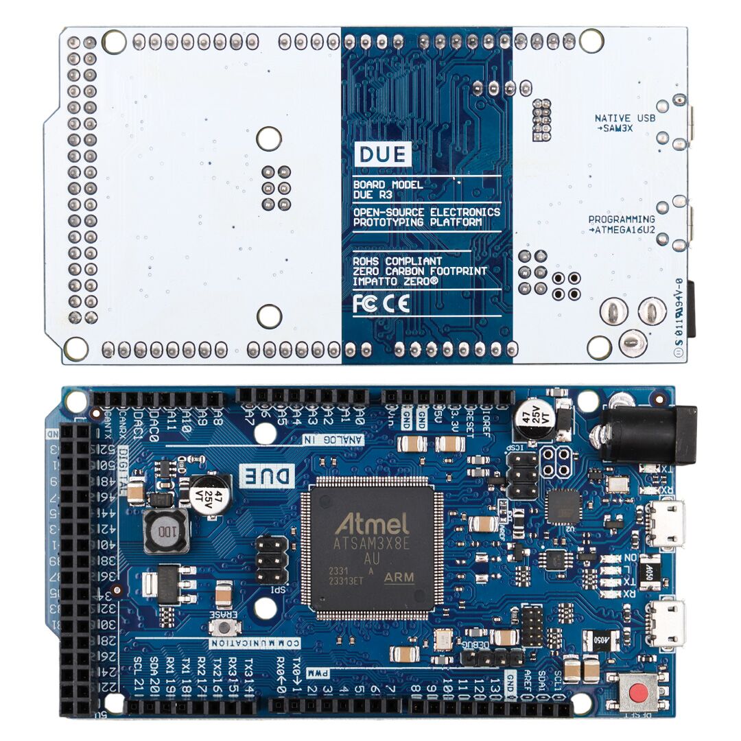 Arduino Due R3 ARM Cortex-M3 32-Bit Geliştirme Kartı (Micro-USB)