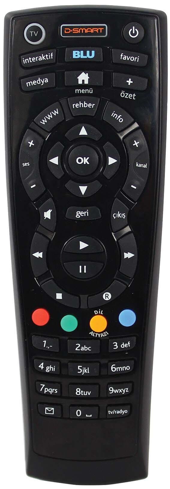 D-Smart Akıllı Yeni Model Uydu Kumandası 1628