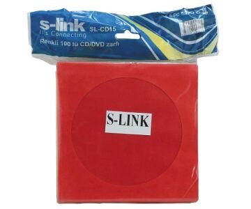 CD Zarfı 100'lü Renkli SL-CD15