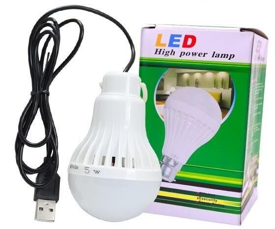 Powermaster 5 Watt 6 Volt Usb Kablolu Led Ampul Beyaz