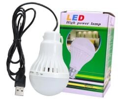 Powermaster 5 Watt 6 Volt Usb Kablolu Led Ampul Beyaz