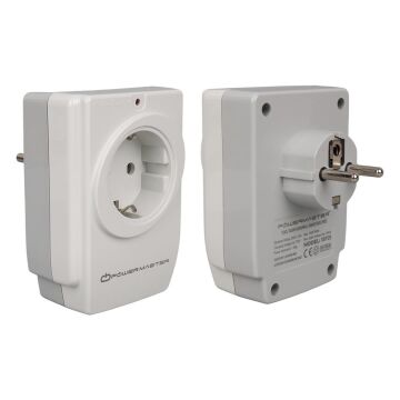 PowerMaster PM-18721 16 Amper - 3680 Watt Tekli Çocuk Korumalı 2 USB'LI 1400 Joule Akım Korumalı Priz