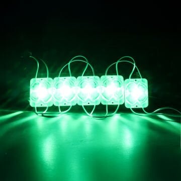 Powermaster PM-14722 12 Volt 2 Watt Yeşil Sabit 4333-3030 Modül Led 43x33x28mm