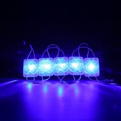 Powermaster (20 Adet) PM-14721 12 Volt 2 Watt Mavi Sabit 4333-3030 Modül Led 43x33x28mm