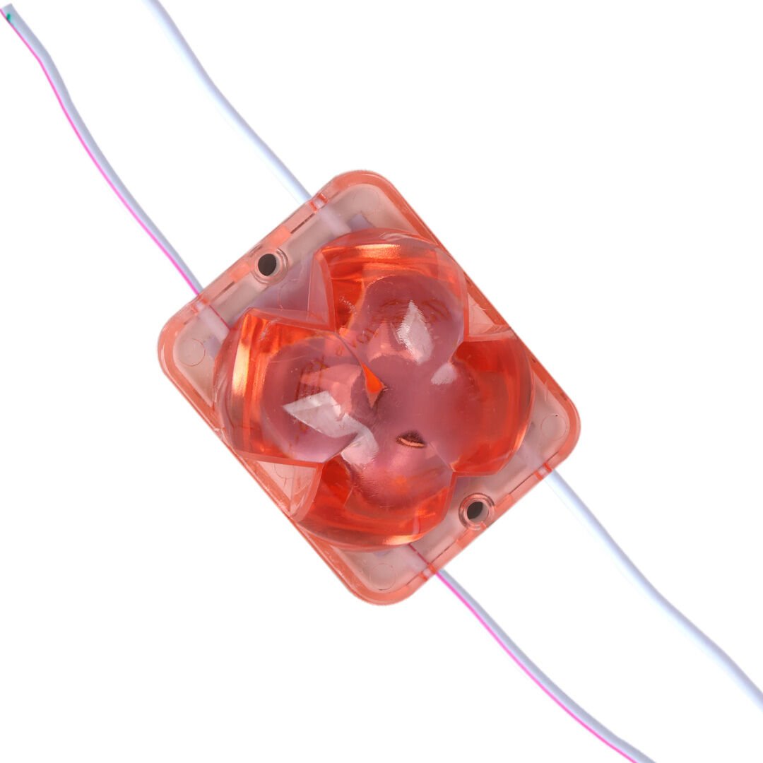 Powermaster (20 Adet) PM-14720 12 Volt 2 Watt Kırmızı Sabit 4333-3030 Modül Led 43x33x28mm