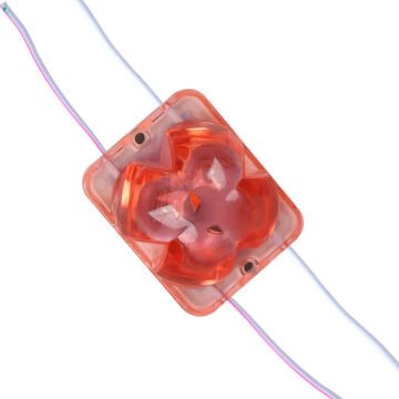Powermaster (20 Adet) PM-14720 12 Volt 2 Watt Kırmızı Sabit 4333-3030 Modül Led 43x33x28mm
