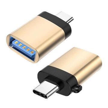 PowerMaster PM-3826 USB-A TO Type-C OTG Çevirici Adaptör