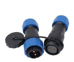 SD16 Su Geçirmez 2 Pin 16 Mm Konnektör Takımı