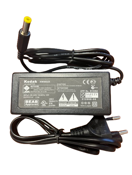 3 Volt 2.5 Amper Kodak KWS0325 AC Şarj Adaptörü JQA