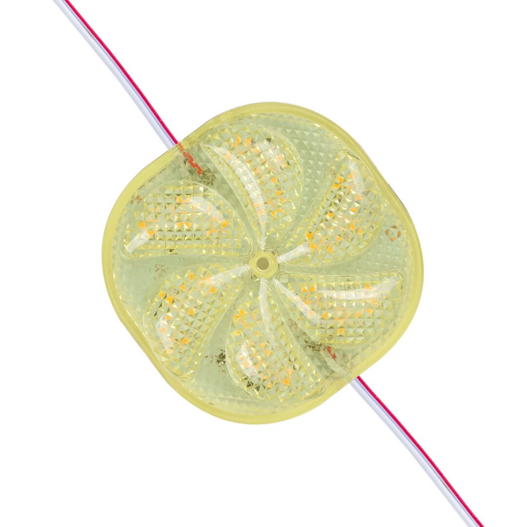 PowerMaster (20 Adet) PM-14708 12 Volt 3 Watt Sarı Sabit 6565-2835 Modül Led 65x65x12mm