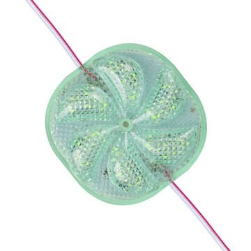 PowerMaster (20 Adet) PM-14707 12 Volt 3 Watt Yeşil Sabit 6565-2835 Modül Led 65x65x12mm