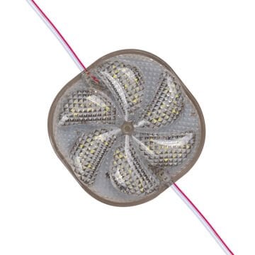 PowerMaster (20 Adet) PM-14704 12 Volt 3 Watt Soğuk Beyaz Sabit 6565-2835 Modül Led 65x65x12mm