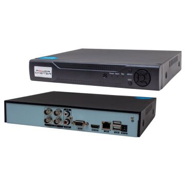 PowerMaster PM-12180 4 Kanal 5MP Destekli 1080N H265 Xmeye Video Çıkışlı DVR/XVR Kayıt Cihazı