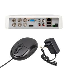 PowerMaster PM-12180 4 Kanal 5MP Destekli 1080N H265 Xmeye Video Çıkışlı DVR/XVR Kayıt Cihazı
