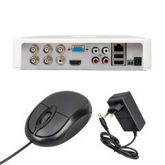 PowerMaster PM-12180 4 Kanal 5MP Destekli 1080N H265 Xmeye Video Çıkışlı DVR/XVR Kayıt Cihazı