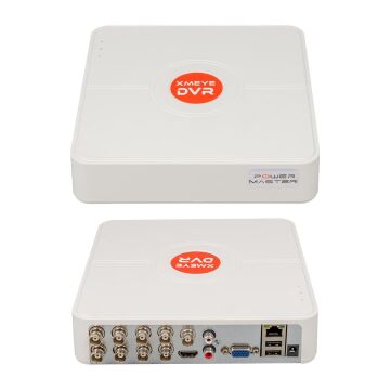 Powermaster AHD-ANALOG-TVI-CVI 1080N 5MP Destekli 8 Kanal Dvr-Xvr Kayıt Cihazı