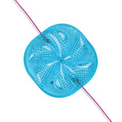 PowerMaster (20 Adet) PM-14698 12 Volt 3 Watt Mavi Yanıp Sönen Çakar 6565-2835 Modül Led 65x65x12mm