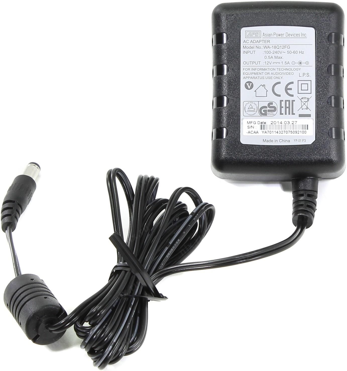 ASIAN POWER DEVICES WA-18Q12FG 100-240V 50-60HZ 12V 1.5A PC ADAPTÖR