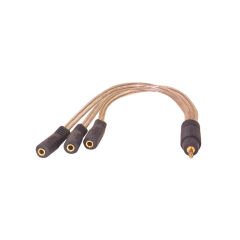 PowerMaster PM-12283 3.5Mm Stereo 3X Dişi Kulaklık Çoklayıcı (3 Boğumlu - 20 CM)