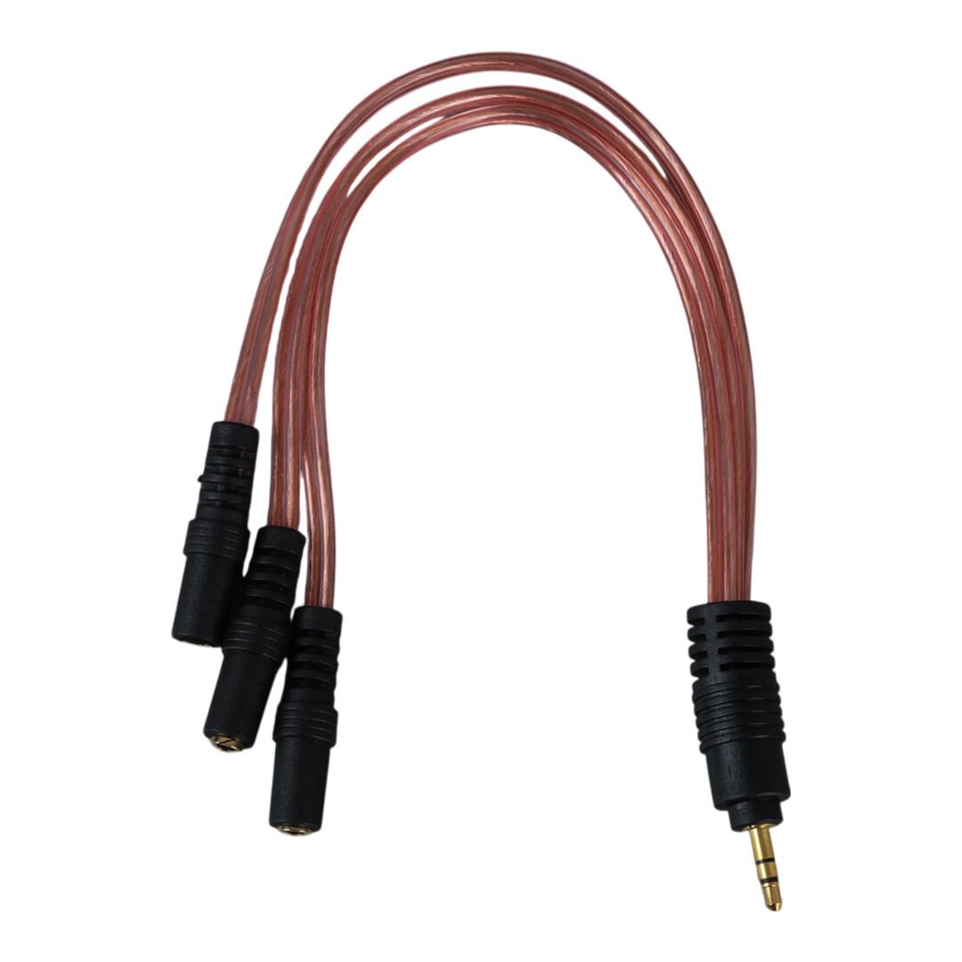 PowerMaster PM-12283 3.5Mm Stereo 3X Dişi Kulaklık Çoklayıcı (3 Boğumlu - 20 CM)
