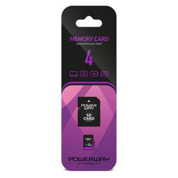 Powerway PWR-4 Micro 4GB Micro SD Hafıza Kartı