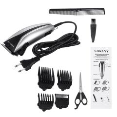 SOKANY SK-746 SAÇ SAKAL ERKEK BAKIM KİTİ (TRAŞ MAKİNESİ*4 BAŞLIK*MAKAS*TARAK)