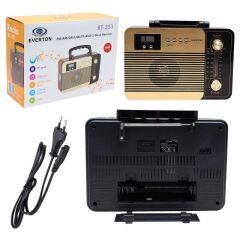 EVERTON RT-351BT USB/SD/FM/AW/SW/AUX/BLUETOOTH DESTEKLİ MÜZİK KUTUSU
