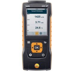 Testo 440 dP Fark Basınç Ölçerli Prob Okuyucu Cihaz
